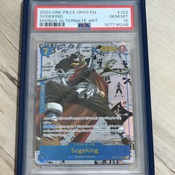 One Piece TCG / Cards - PSA 10 Sogeking Manga OP03-122 🎯