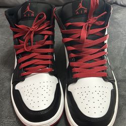 New Air Jordan’s red black white