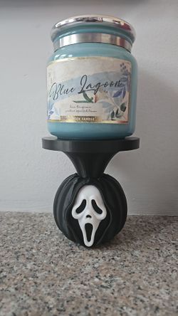 Candle holder ghost halloween