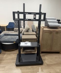 Extra Large Floor TV Stand Mount Rolling Cart for 50-100 LCD LED Flat Screens Holds up to 176 Lbs