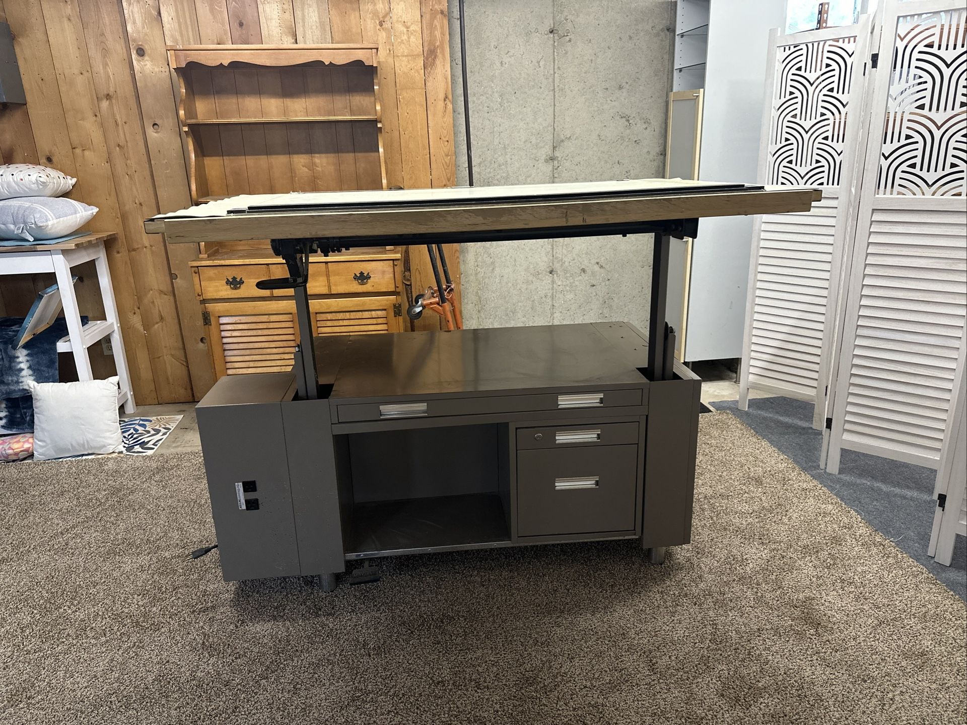 Mayline Desk O Matic 2 Drafting Table Local Pick Up Only