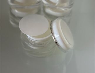 Acrylic Jars and caps 100pcs