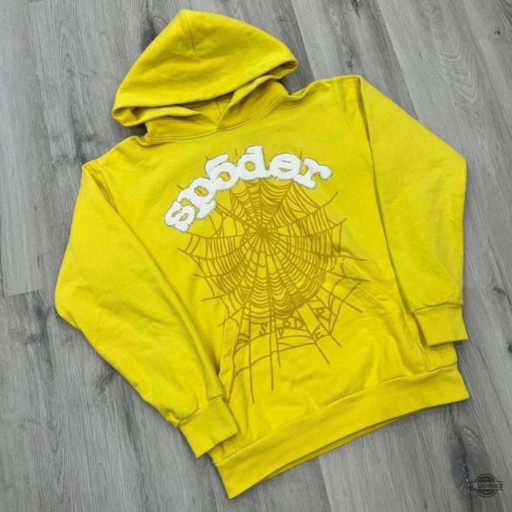 Spider Hoodie Yellow