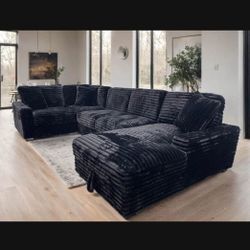 Sleeper Sectional Sofa Bed Stirage Couch With Bed 