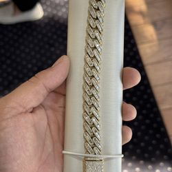 Iced Out Baguette Bracelet 