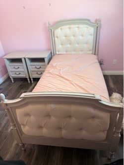 Pottery Barn twin”princess pink room”