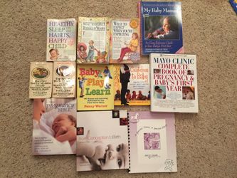 Baby/Parenting books for new parents lot -What to expect when you are expecting .