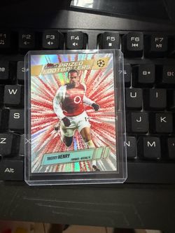 Topps Finest Thierry Henry Prized Footballers Card