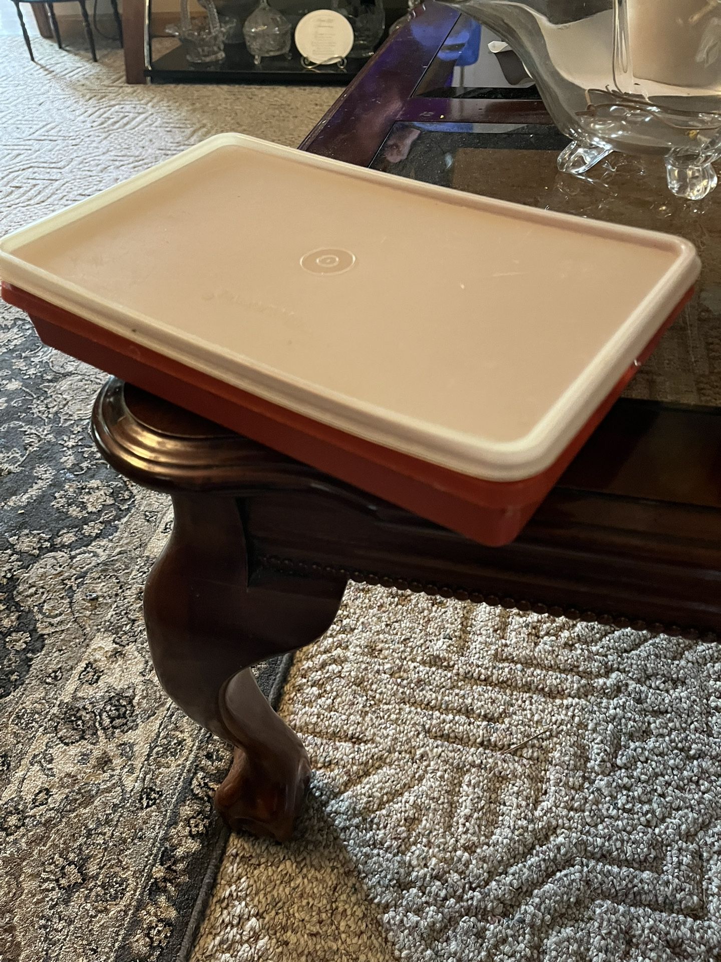 Vintage Orange Tupperware