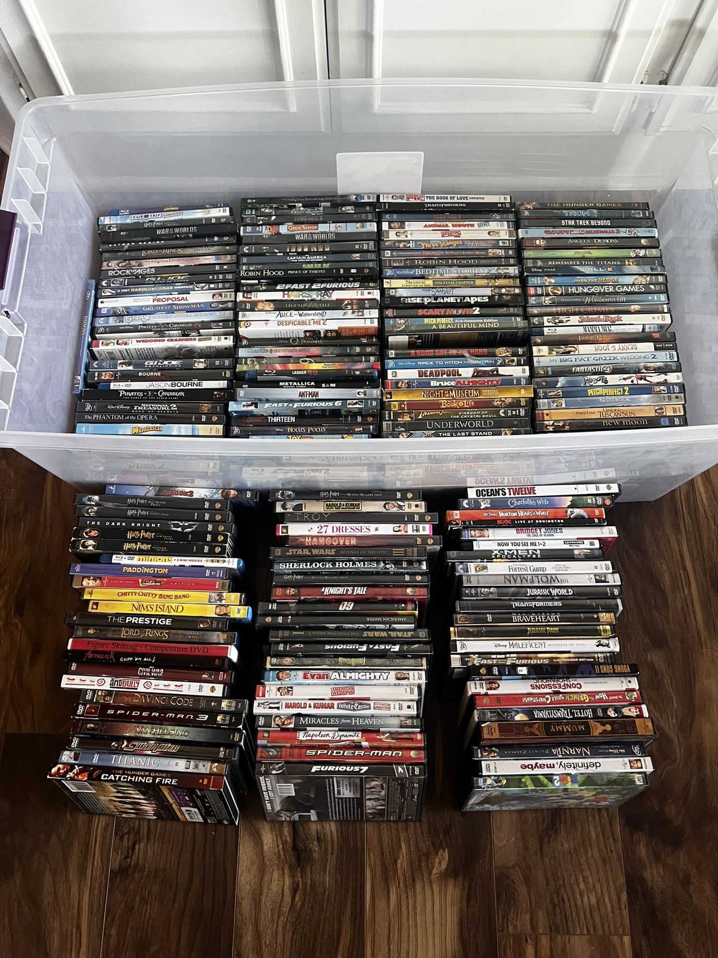 188 Movie DVDs