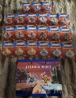Masters Of The Universe Eternia minis Case Fresh $15 Each