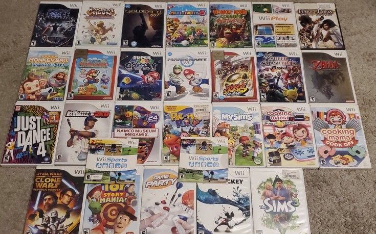 Nintendo Wii Games - Video Games