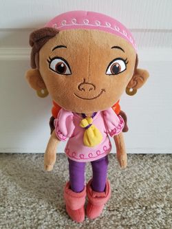 Disney Jake and The Never Land Pirates "Izzy" Girl Pirate Plush Doll Stuffed Toy