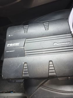Pioneer gm- 5200 car audio amp