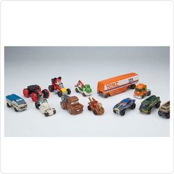 Assorted Mini Toy Car Lot - Disney, Hot Wheels, Star Wars (11 Piece Set)