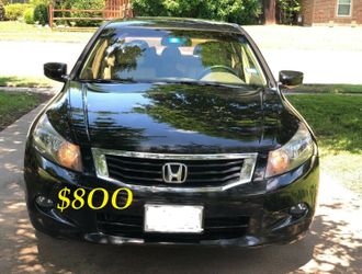 ✅💲8OO URGENT I sell my family car is my 2OO9 Honda Accord Sport V6 TUNNING EX-L Comfortable fully loaded.Clean tittle!✅