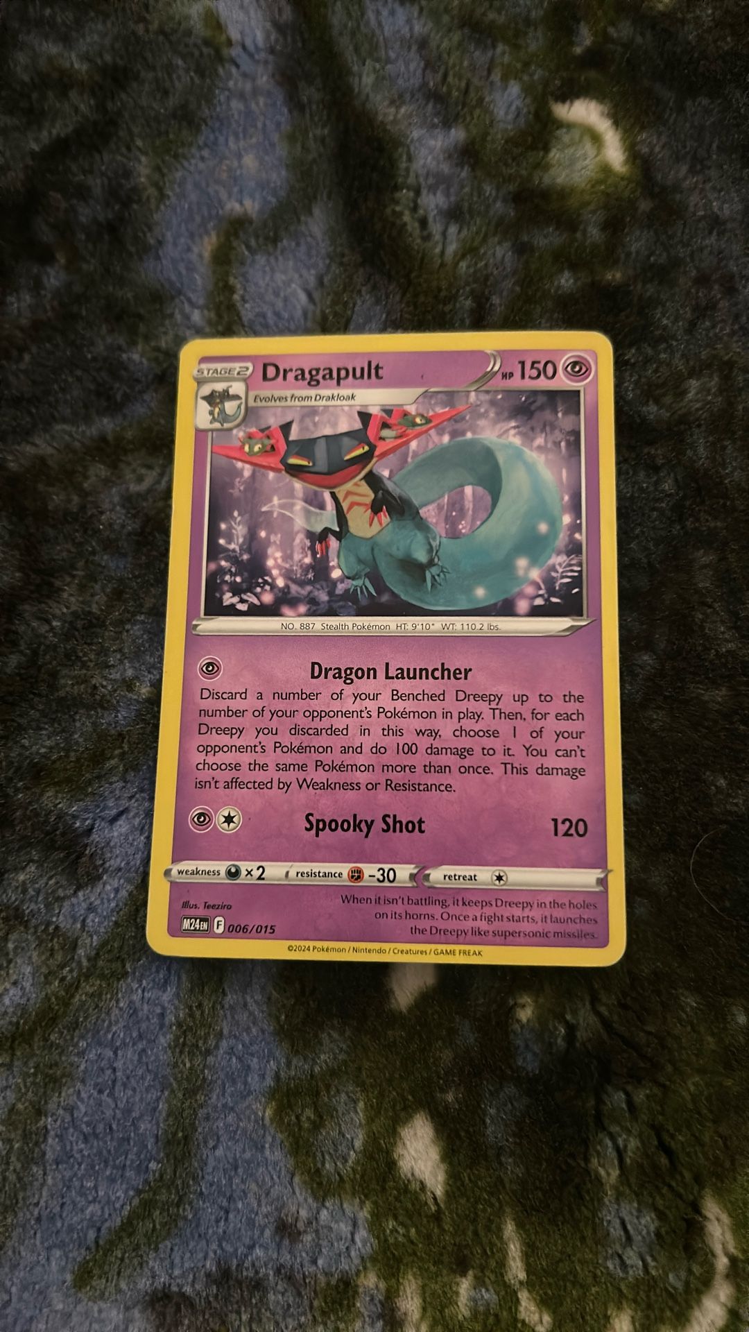 Dragapult Pokemon Player Card