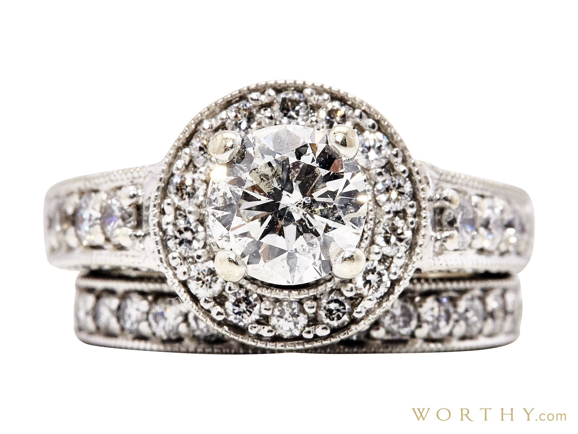 1.01 CT Diamond Wedding Ring