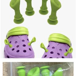 4 Shrek Ears For Your Crocs Shoe Decoration(Crocs are not included)cash & pick up only)