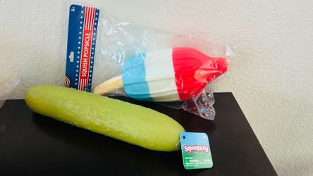 Viral Squeezy pickle / Squish popsicle