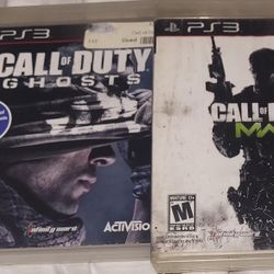 Call of Duty PS3 Games - Ghosts & Modern Warfare 3