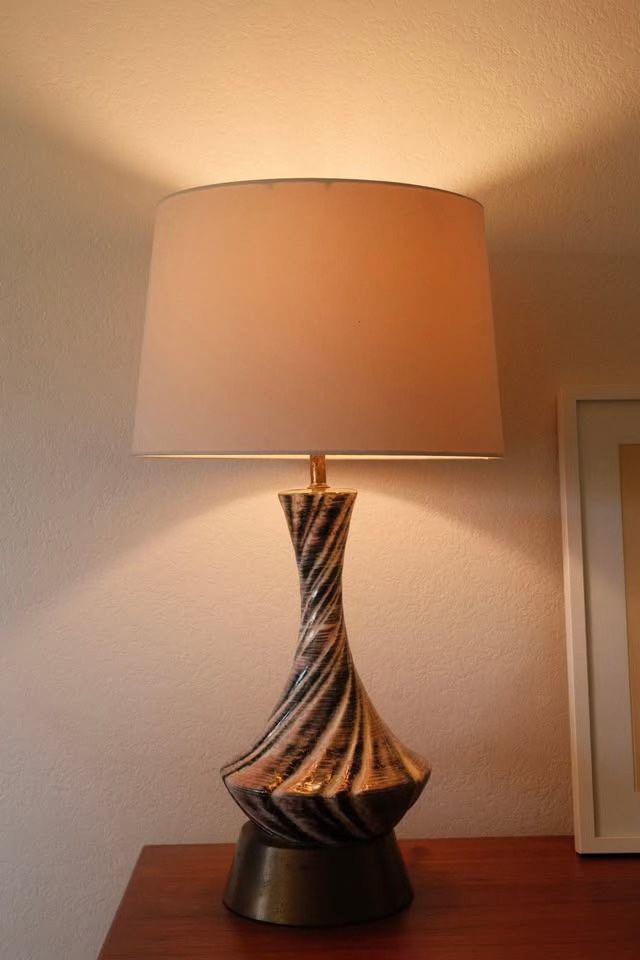 Mid Century Atomic Side Lamp