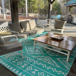 Vintage Wrought Iron Patio Set