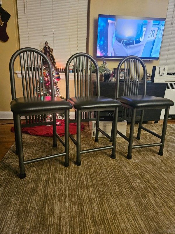 3 Counter Height Chairs (Like New)