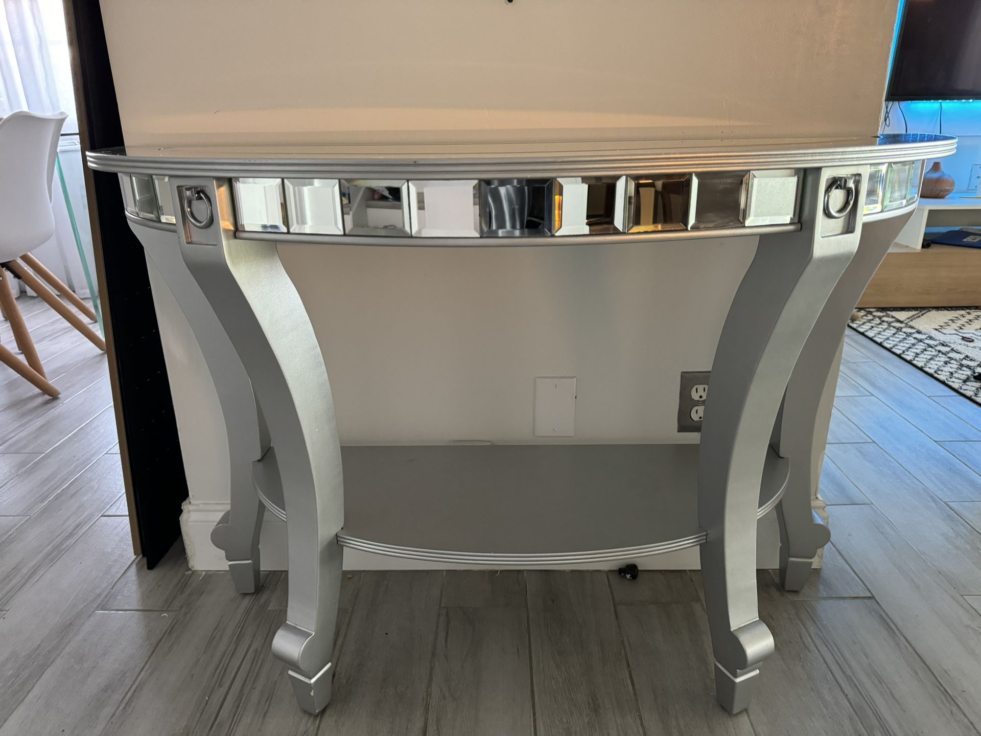 Grey Console Table