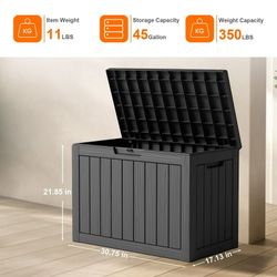 45 gallon storage deck box