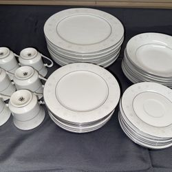 Crown China 8 Place Settings 