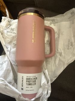 Stanley Quencher Protour Tumbler 40oz Antique Pink Flip Straw Insulated Handle