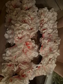 Artificial Peony Flower Garland