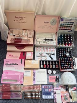 Huge Beetles Nail Bundle 💅 Gel Polish, Tips, Press-On Nails, Lamp & Tools