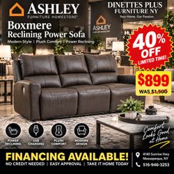 🔥 ASHLEY POWER RECLINING SOFA – ONLY $899! 🔥
