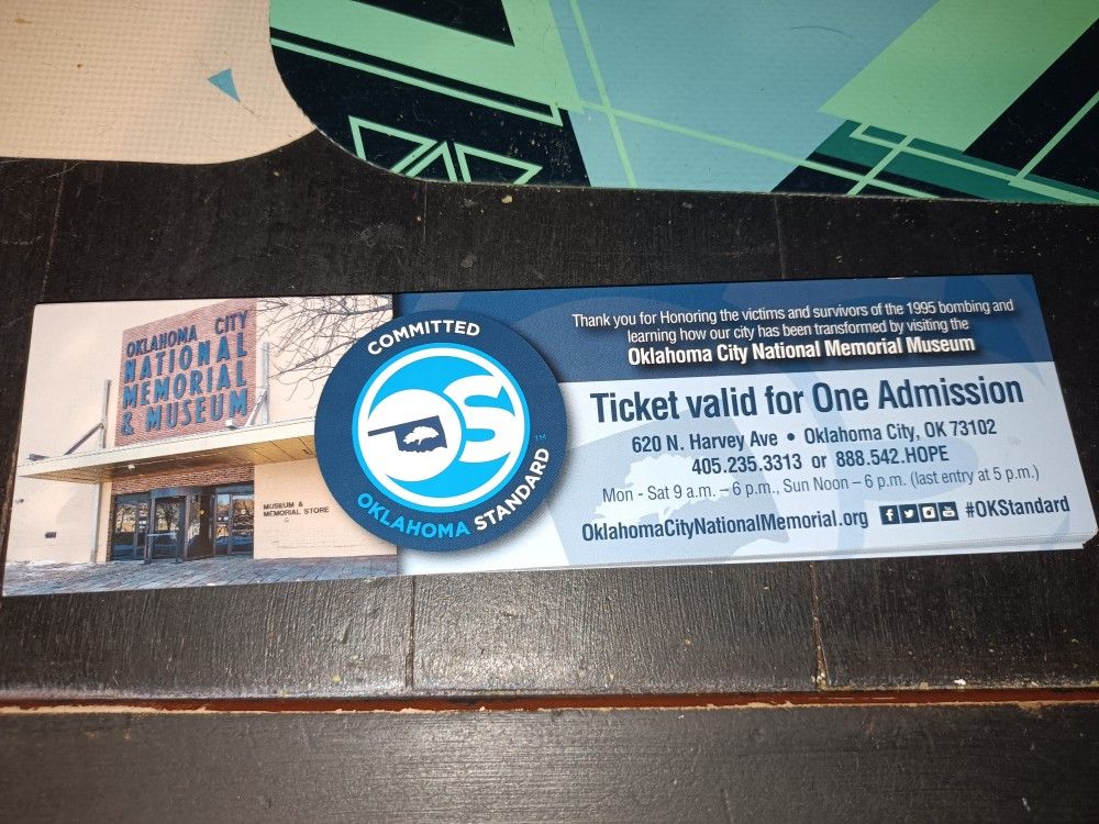 OKC Memorial Tickets