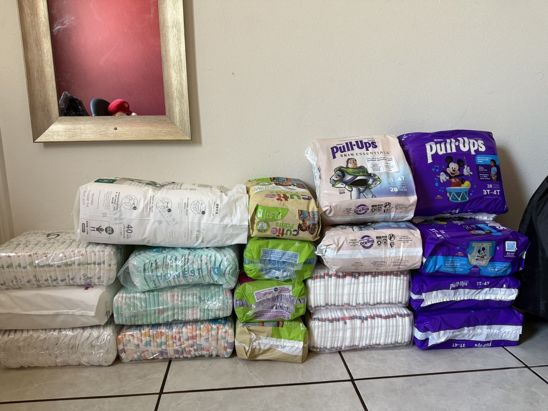 Diaper and pull ups new
