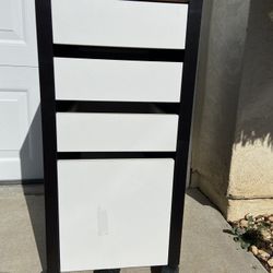 Mobile Storage Cabinet 4 Drawers