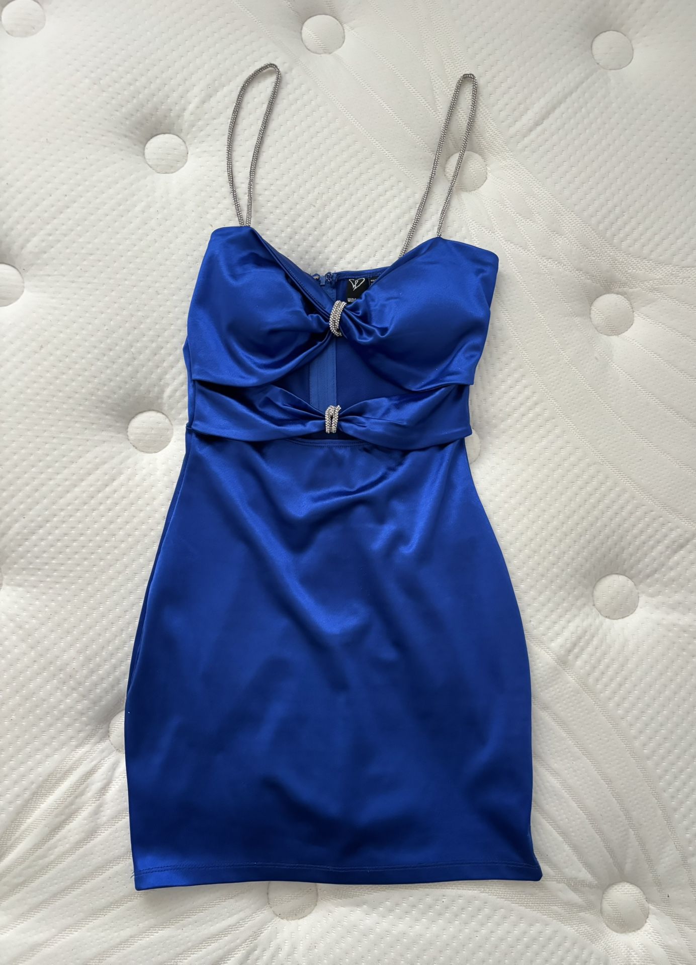 Silk Dress (Royal Blue)