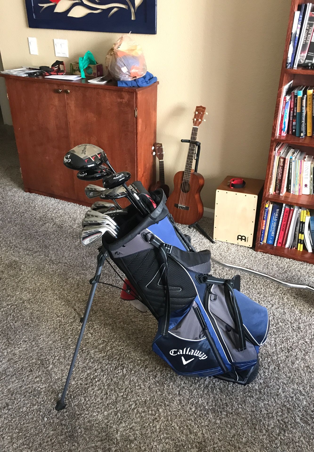 Calloway clubs and bag