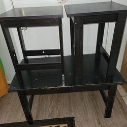 Used Coffee And End Table Set.