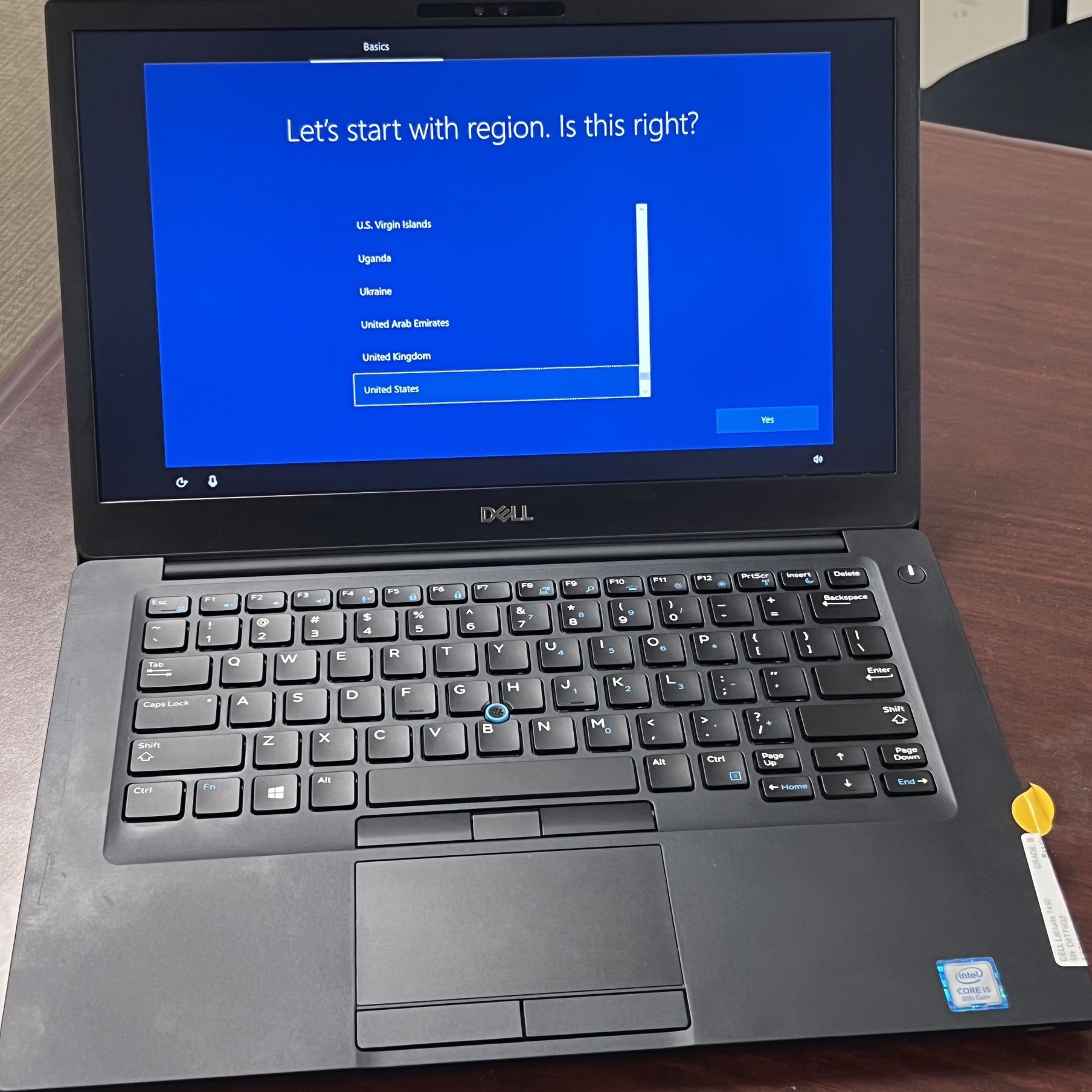 Dell Latitude 7490 8th Generation Intel Core i5  8GB Ram And 128 SSD