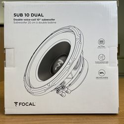 Focal Sub 10 DUAL