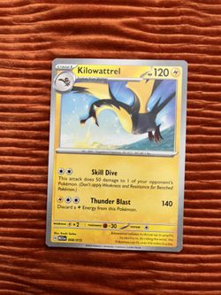 Pokémon Card Kilowattrel 