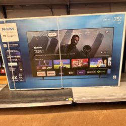 75” Philips Smart 4K Led Uhd Tv