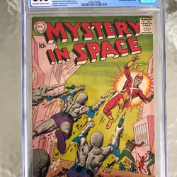Mystery In Space #54 (1959) CGC 6.0 — O/w To White; 2nd Adam Strange In Title 