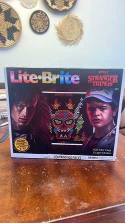 Lite•Brite Stranger Things