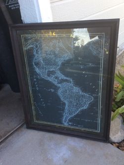 Framed Map