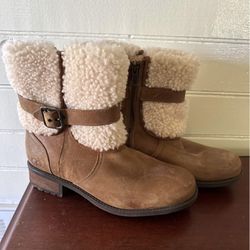 UGG Blayre II Chestnut Fur Lined Boot; Size 7.5