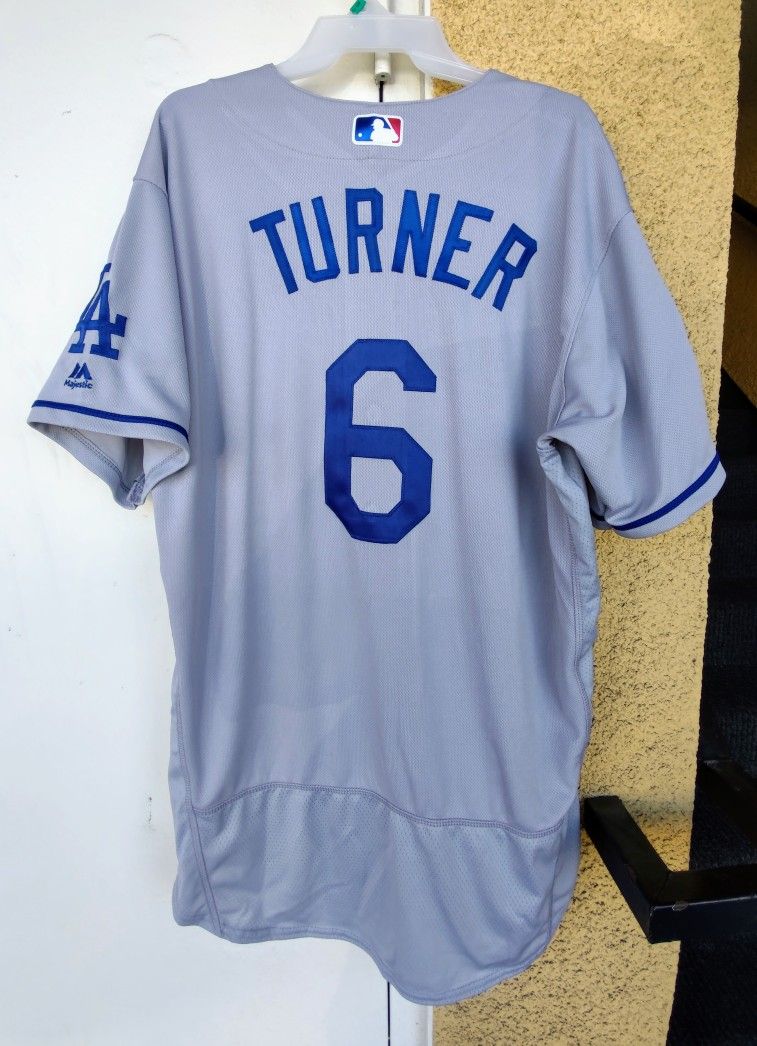 Dodgers Authentic Jersey Game Used Converted To a Trea TURNER SIZE 48